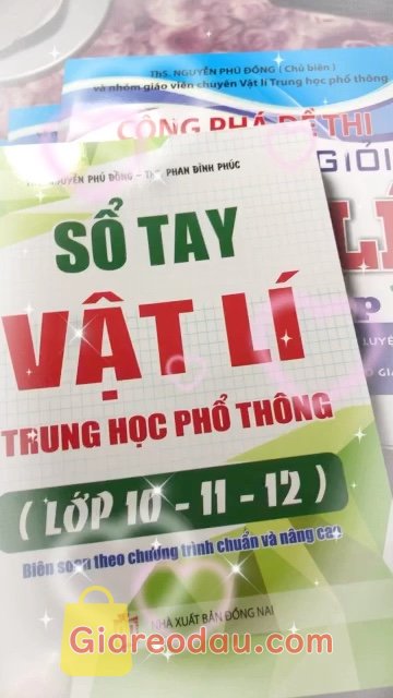 Giảm giá [Mã giảm 40%] Sách Sổ Tay Vật Lý Trung Học Phổ Thông ( Lớp 10-11-12 ). Sản phẩm rất xinh đẹp tuyệt vời, hữu ích, tôi không thể trông. 