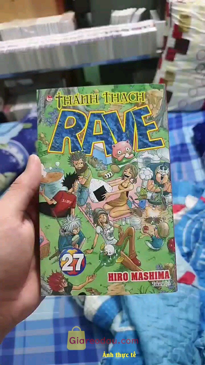Giảm giá [Mã giảm 3%] Sách Thánh Thạch Rave - Tập 27 - Tặng Kèm Bookmark Plue. Truyện tranh đẹp chất lượng tốt đóng gói cẩn thận không bị. 