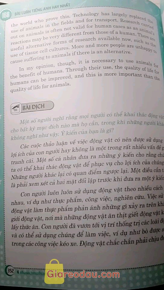 Giảm giá [Mã giảm 14%] Sách - The Langmaster - 168 bài luận tiếng Anh hay nhất (tái bản 01) Tặng Kèm Bookmark. Giao hàng nhanh 3 ngày đã về tới, đóng gói sản phẩm tốt, sách viết. 