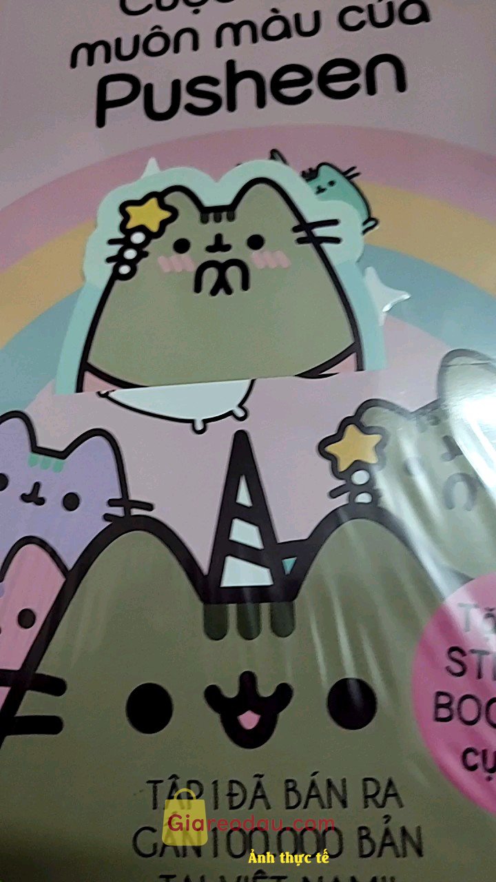 Giảm giá [Mã giảm 16%] Sách Tớ Là Mèo Pusheen - Tập 2: Cuộc Sống Muôn Màu Của Pusheen - Tặng Kèm Obi + Sticker + Bookmark. Hộp bọc xinh ~ shop bọc kĩ lắm nha ~ giao đủ hàng ~ ship siêu tốc. 