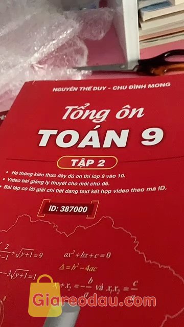 Giảm giá [Mã giảm 41%] Sách toán 9 ôn thi vào 10, tổng ôn toán học lớp 9 | Sách ID. thật sự, không đánh giá là không dc, mua 2 quyển sách dc tặng thêm. 
