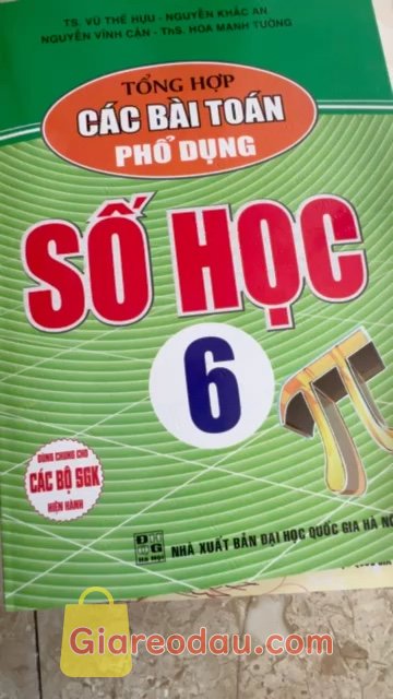 Giảm giá [Mã giảm 35%] SÁCH - Tổng hợp các bài toán phổ dụng số học 6 ( Biên soạn theo CTGDPT mới - Định hướng phát triển năng lực ). Tổng hợp các bài toán phổ dụng số học 6 dùng chung các bộ sách. 