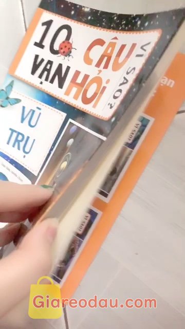 Giảm giá [Mã giảm 18%] Sách Tuyển tập 10 vạn câu hỏi vì sao : Con người, Động Vật, Thực vật, Vật lý, Vũ trụ ( lẻ tùy chọn ). đáng nhẽ phải chụp 1,2 trang nd bên trong chứ nhỉ, tưởng ảnh có. 