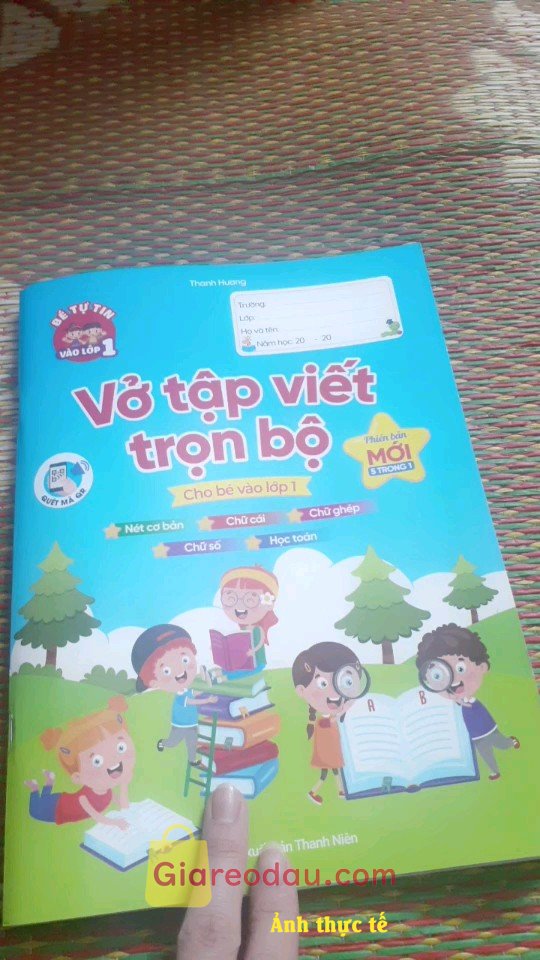 Giảm giá [Mã giảm 49%] Sách Vở Tập Viết Trọn Bộ Cho Bé Vào Lớp 1 Phiên Bản Mới ( 5 in 1). Giáo hàng nhanh, giống với mô tả, thiết kế đẹp mắt, có cả tập. 