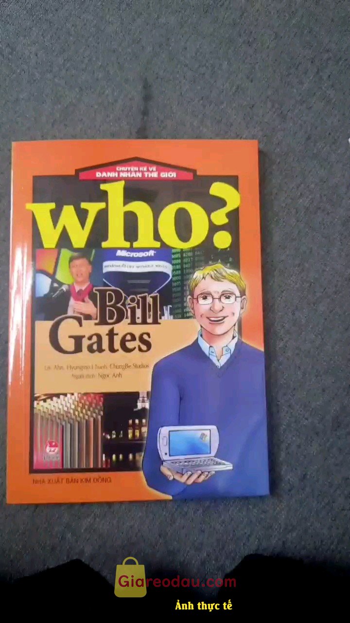 Giảm giá [Mã giảm 13%] Sách WHO? Chuyện Kể Về Danh Nhân Thế Giới: Bill Gates (Tái Bản 2023). Đã nhận được sách, shop giao hành nhanh nhiệt tìn, sách đúng mẫu. 