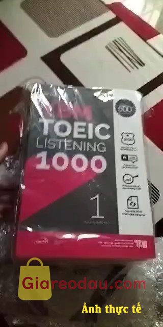 Giảm giá [Mã giảm 25%] Sách YBM Toeic Listening 1000 Vol 1. Sách rất đẹp, giải chi tiết rất hay. Mua 4 cuốn tính lun ship chỉ. 