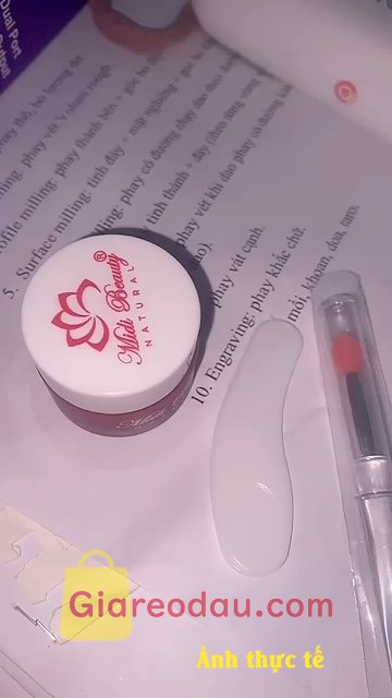 Giảm giá [Mã giảm 34%] Son Dưỡng Hồng Môi Lựu Đỏ 10GR - Pomegranates Natural Lip Balm 10GR Midi Beauty Natural. . 