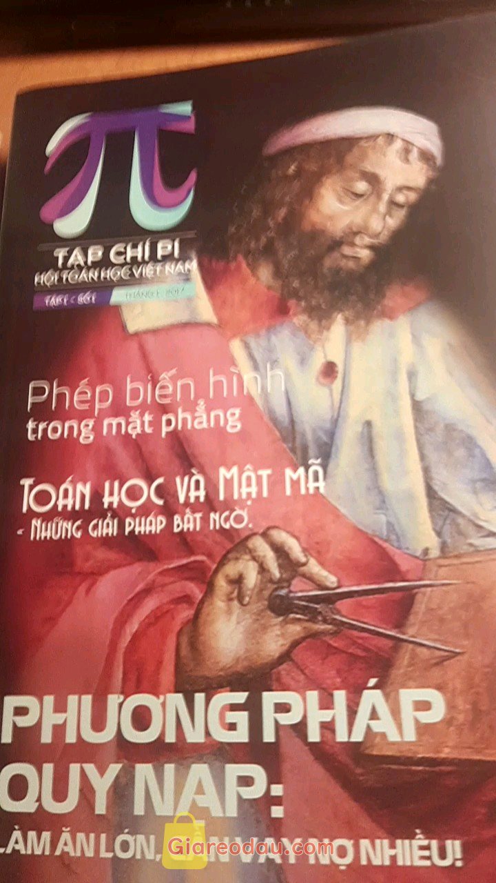 Giảm giá Tạp chí Pi- Hội Toán học Việt Nam số 1/tháng 1 năm 2017. Đây là một cuốn tạp chí do hội toand học việt nam biên soạn. .. 