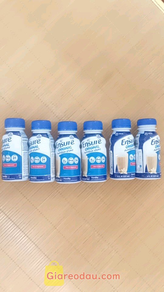 Giảm giá [Mã giảm 57%] Thùng 24 chai Sữa nước Ensure Abbott 237ml/chai. Shop uy tín, xác nhận đơn hàng và giao hàng cực nhanh. Chất lượng. 