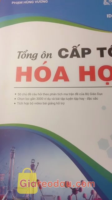 Giảm giá [Mã giảm 33%] Tổng ôn cấp tốc Hoá học 12, sách ID ôn luyện thi thpt quốc gia 2023 moonbook. Sách hay phù hợp cho các bạn ôn lại chuẩn bị cho kì thi thptqg giao. 