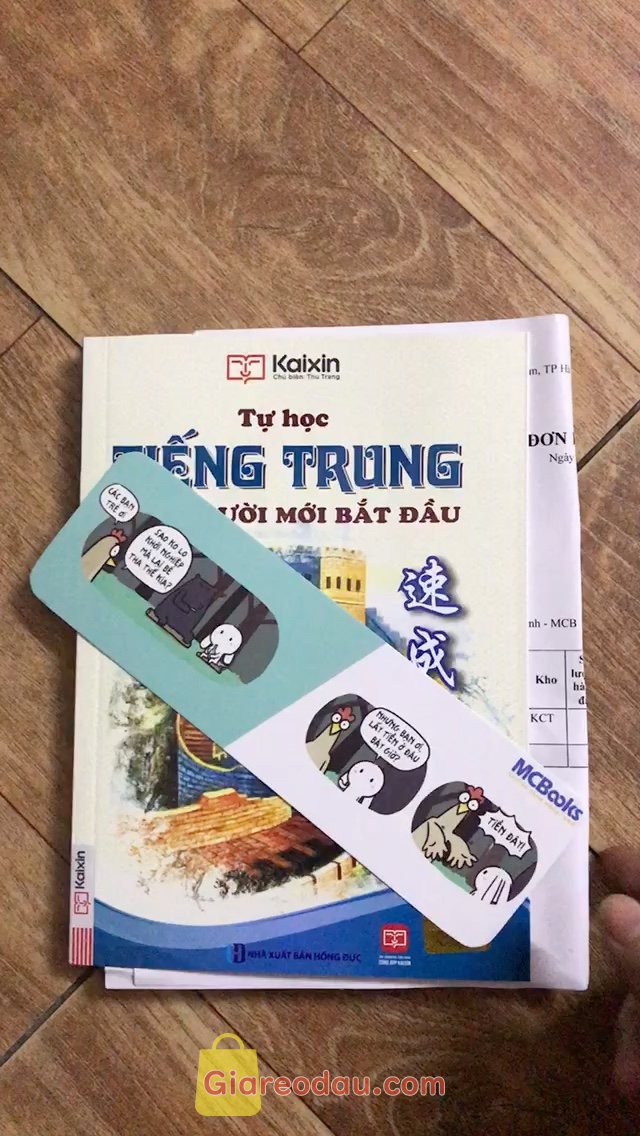 Giảm giá Sách Tự học tiếng trung cho người mới bắt đầu (2 màu) MCBooks. sách đẹp, hình ảnh rõ nét, giấy dk tách hết, k bị kẹp, rất đáng. 