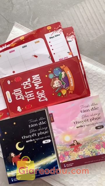 Giảm giá [Mã giảm 11%] (Ver2) Sách-Trích Dẫn Tâm Đắc - Dẫn Chứng Thuyết Phục Version 2:Nghị luận văn học và Nghị luận xã hội. mình mới đọc vài trang thôi mà thấy ý nghĩa lắm , mình làm biếng. 