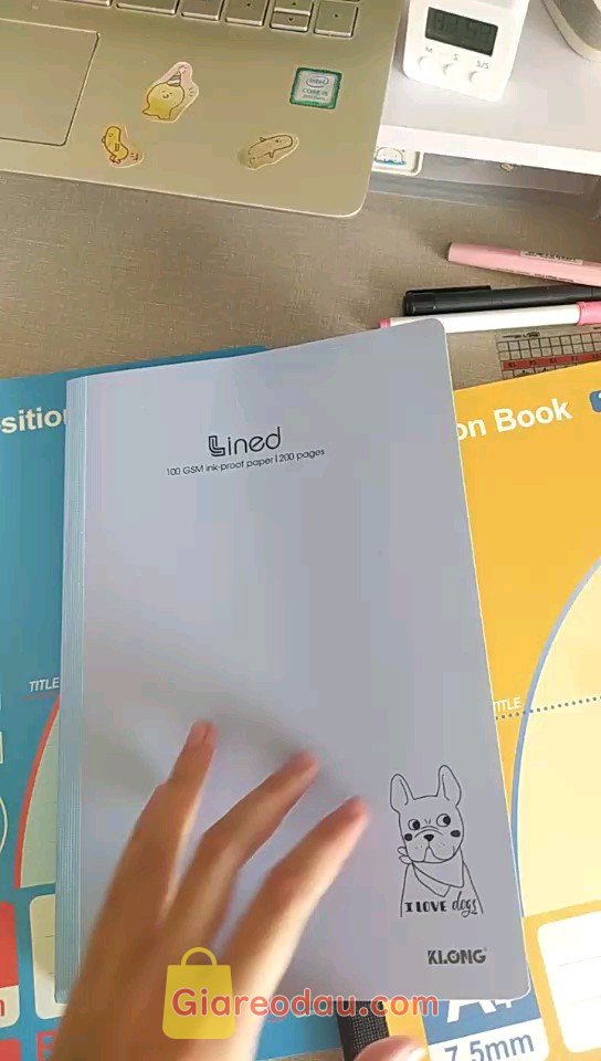 Giảm giá [Mã giảm 17%] Vở Klong 200 trang VPPTUEMINH kẻ ngang-Line bìa màu Pastel hiện đại - Tập sổ may dán gáy KLong B5 MS 842. Tớ thấy ai mà mún giấy dày thì chọn quyển 100gsm nhe còn 2 cuốn. 