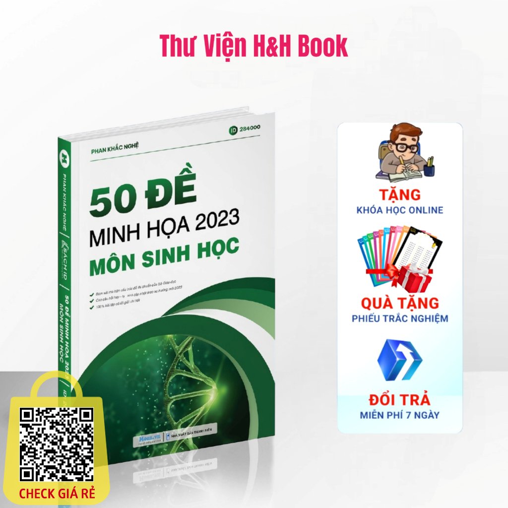 Bộ đề minh họa 2023 Sách ID 50 Đề thi trắc nghiệm môn Sinh