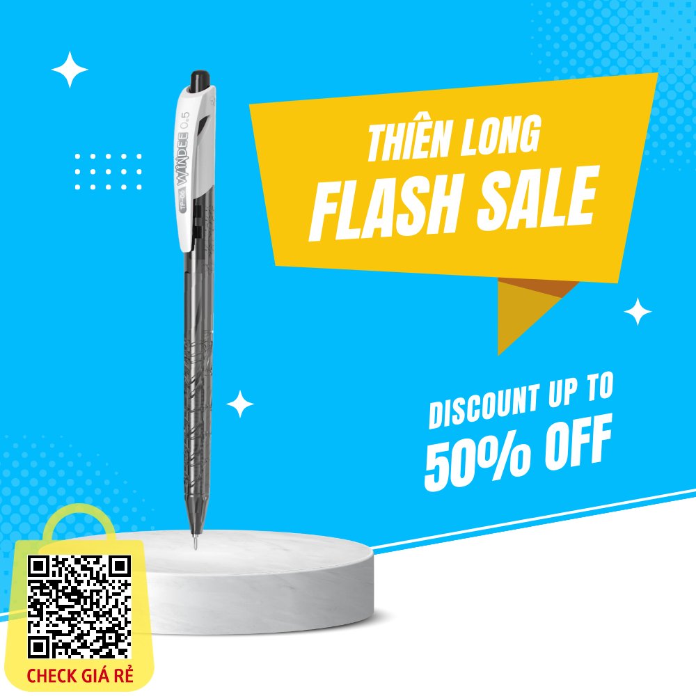 Combo 10 Bút bi Thiên Long TP-06 ngòi 0.5mm