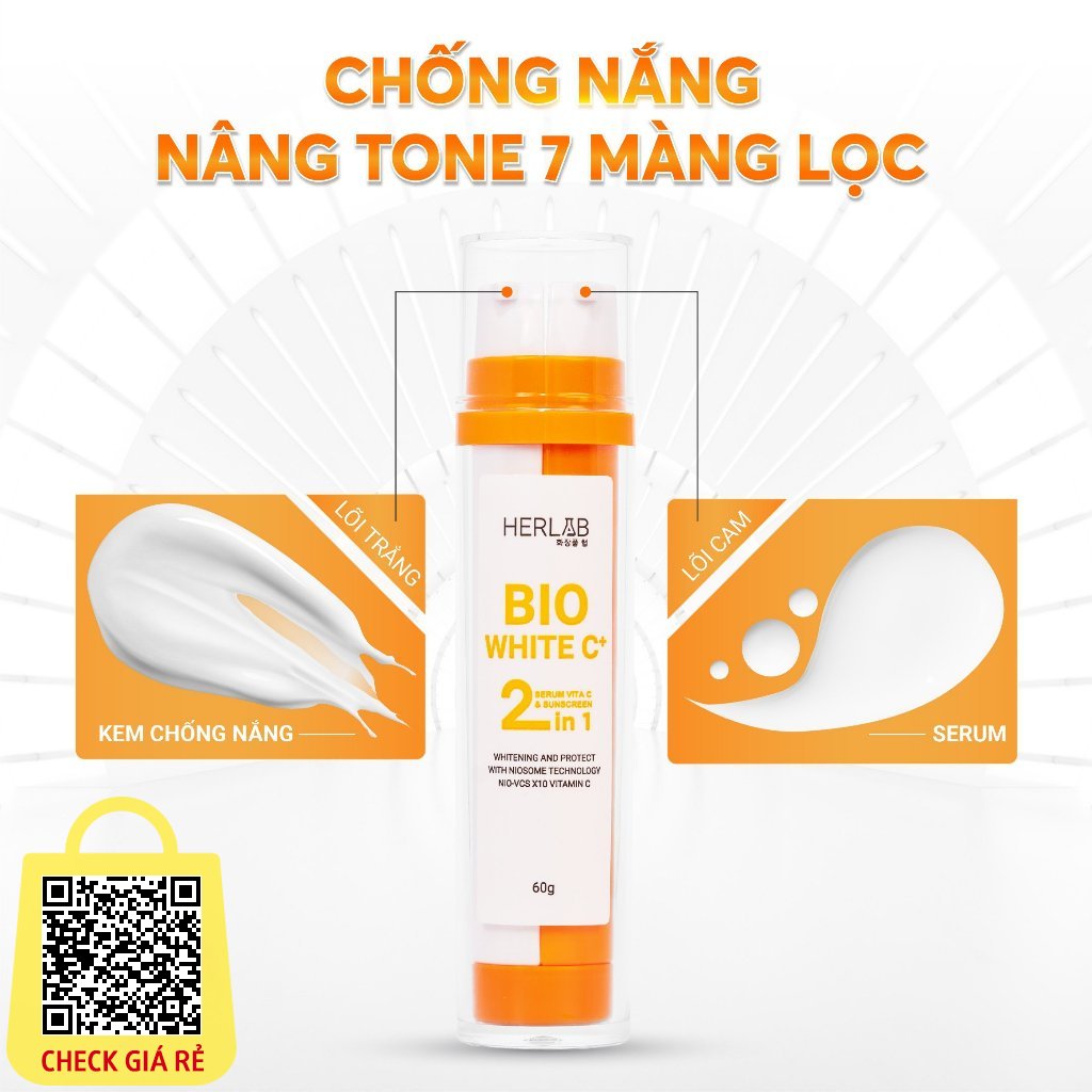 Combo 5 sản phẩm Kem Chống Nắng 2 Lõi 8 Màn Lọc HerLab