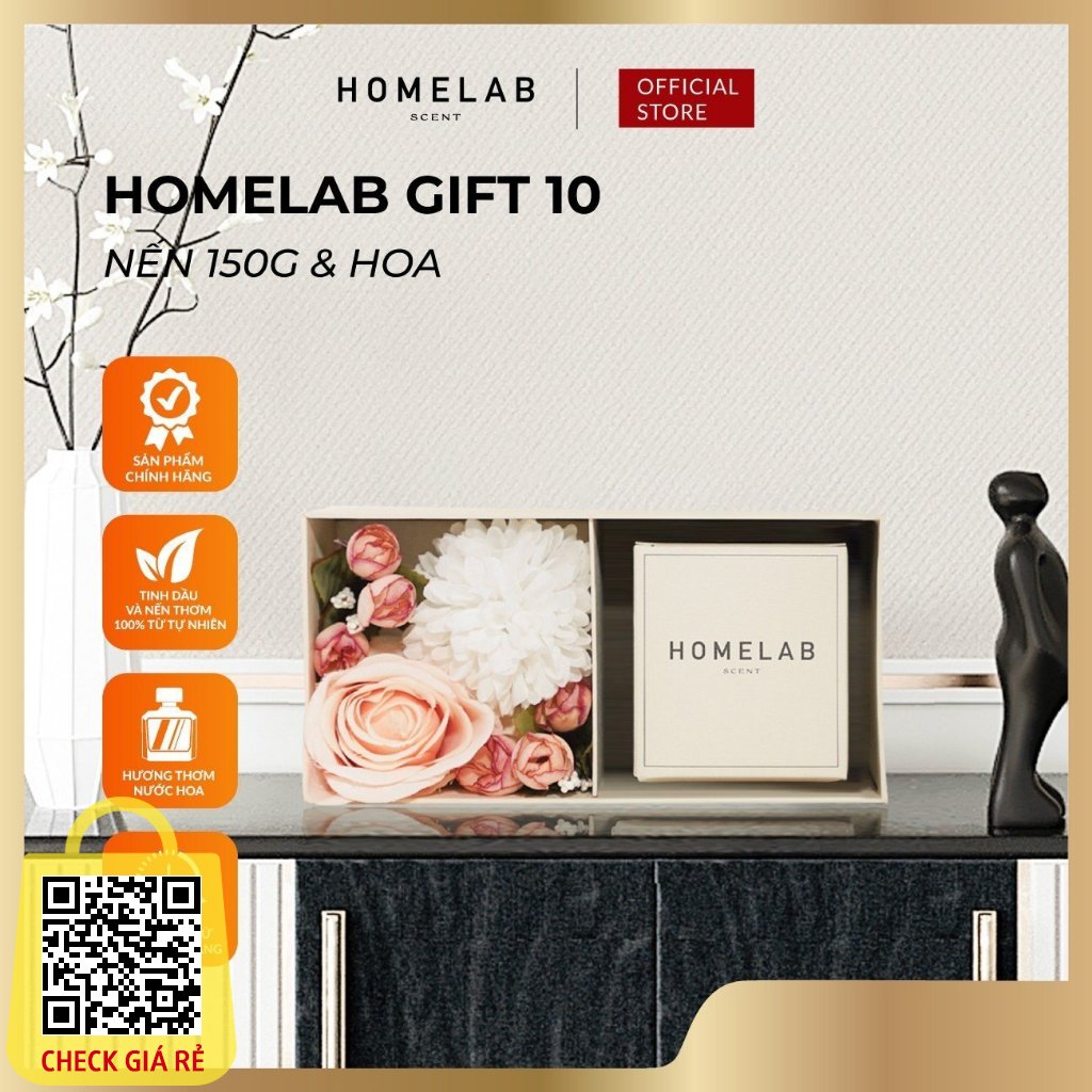 GIFT10 - NẾN 150G & HOA