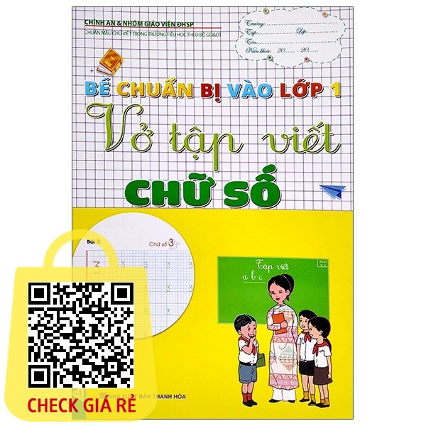 Sách Bé Chuẩn Bị Vào Lớp 1 Vở Tập Viết Chữ Số