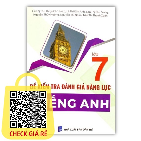 Sách Đề kiểm tra đánh giá năng lực môn tiếng anh lớp 7