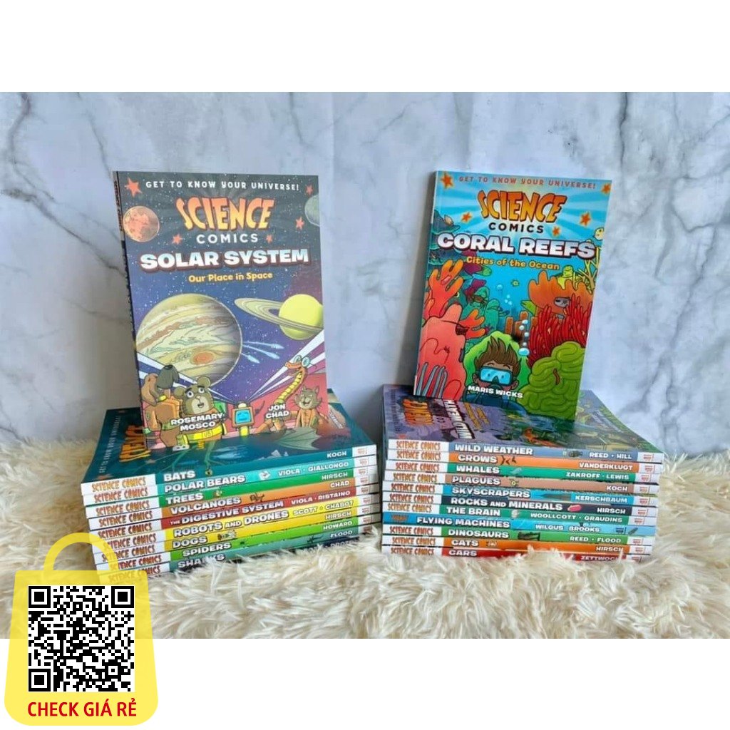 Sách Science comics nhập màu 26 cuốn
