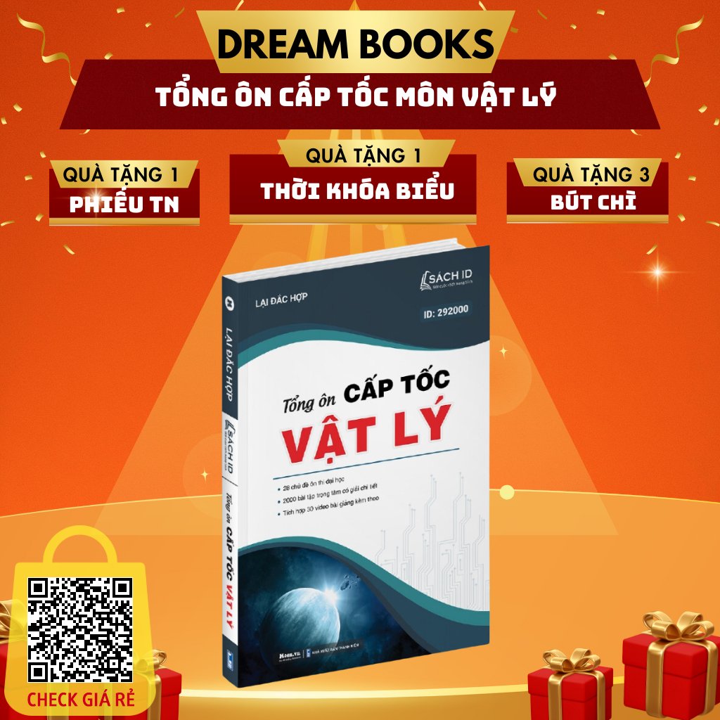 Sách- Tổng Ôn Cấp Tốc Vật Lý- 28 Chủ Đề Ôn Thi Đại Học Năm 2024